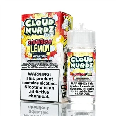 Strawberry Lemon ICED by Cloud Nurdz E-Liquid - 100mL