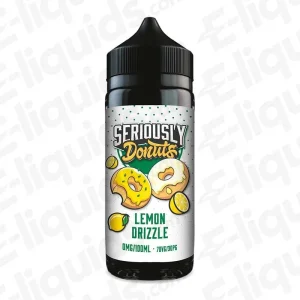 Doozy Vape Co Lemon Drizzle Seriously Donuts 100ml Shortfill Vape Juice