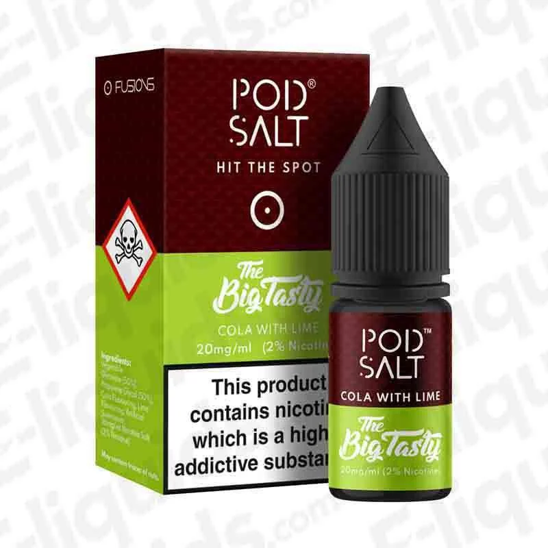Pod Salt Cola With Lime Fusion Nic Salt