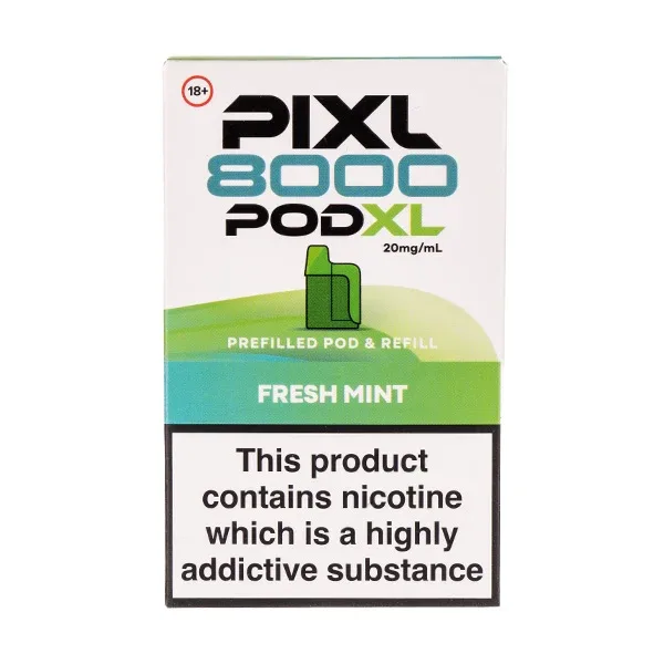 Fresh Mint Pixl 8000 Prefilled Pod + Refill Pack
