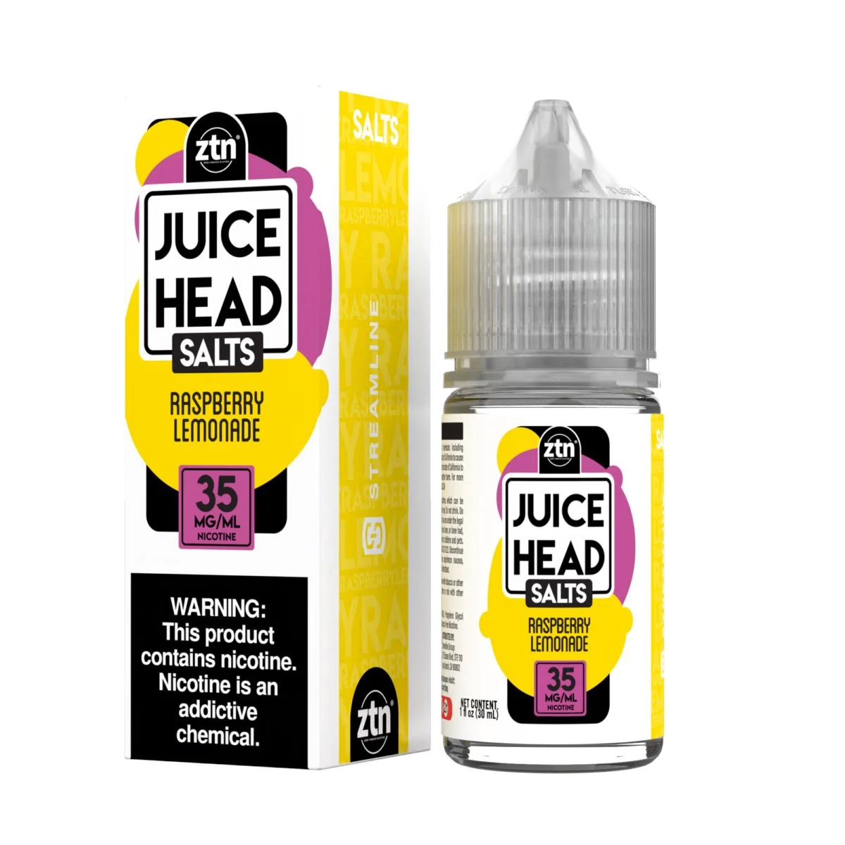 Raspberry Lemonade by Juice Head TFN Salts 30mL