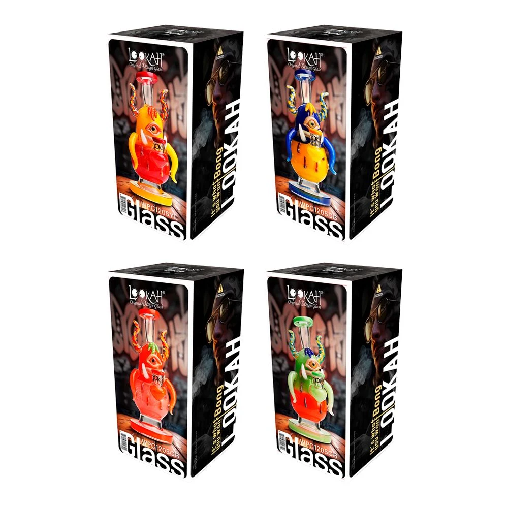 Lookah 8″ Mini One-eyed Big-bellied Monster Bong (WPC1205)