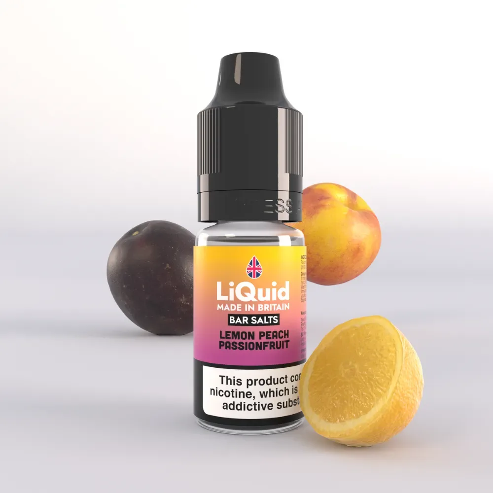 Lemon Peach Passionfruit - Nicotine Salt Vape Juice
