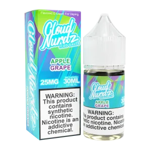 ICED Apple Grape SALT - Cloud Nurdz - 30mL