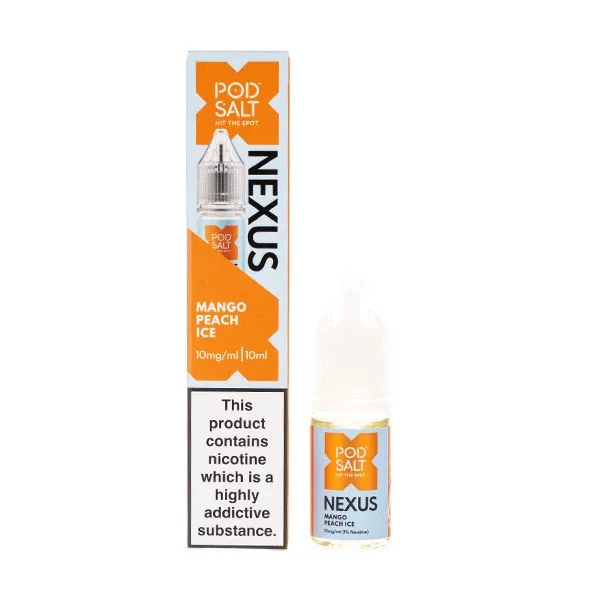 Mango Peach Ice Nic Salt E-Liquid by Pod Salt Nexus