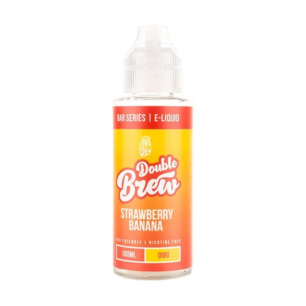 Strawberry Banana Double Brew Bar Series 100ml (60/40) by Ohm Brew
