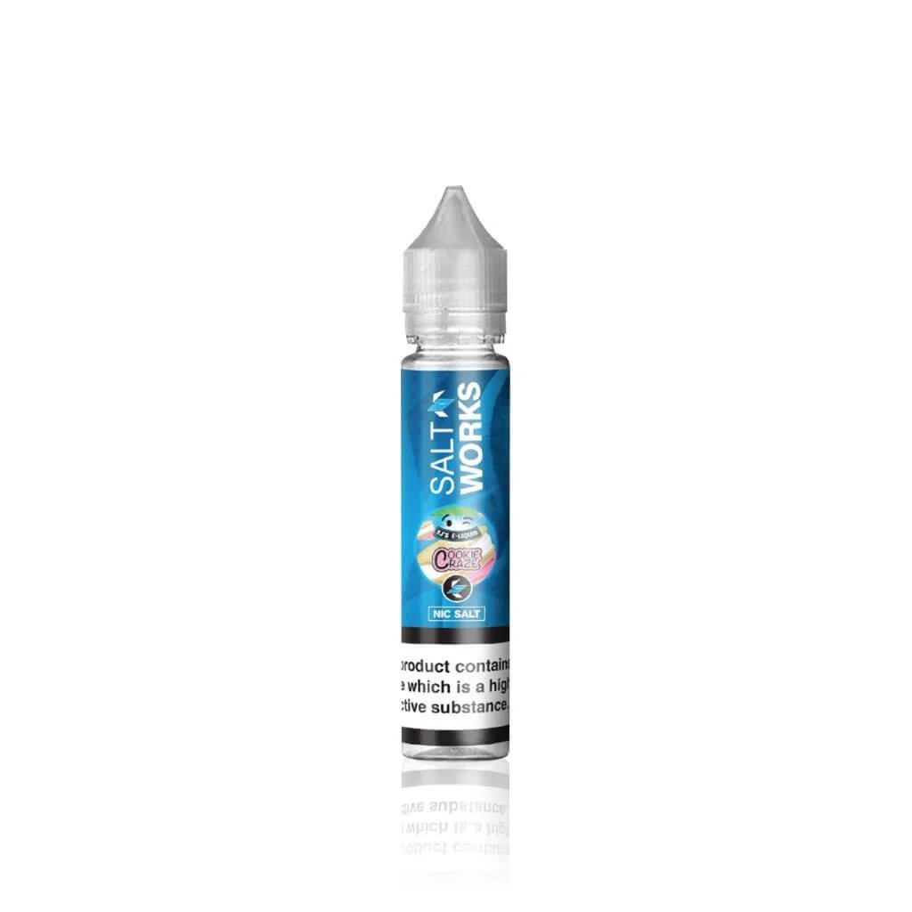 Salt Works E-Liquid – Cookie Craze – 30ml
