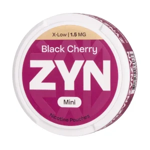 Black Cherry Mini X-Low Nicotine Pouches by Zyn