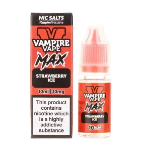 Strawberry Ice Nic Salt E-Liquid by Vampire Vape Max