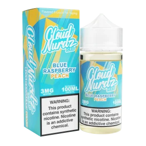 ICED Blue Raspberry Peach - Cloud Nurdz - 100mL
