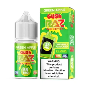 Green Apple Gush Pod Juice x RAZ Salts 30mL