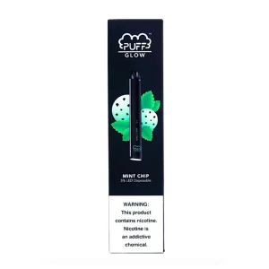 PUFF BAR GLOW MINT CHIP DISPOSABLE POD SYSTEM
