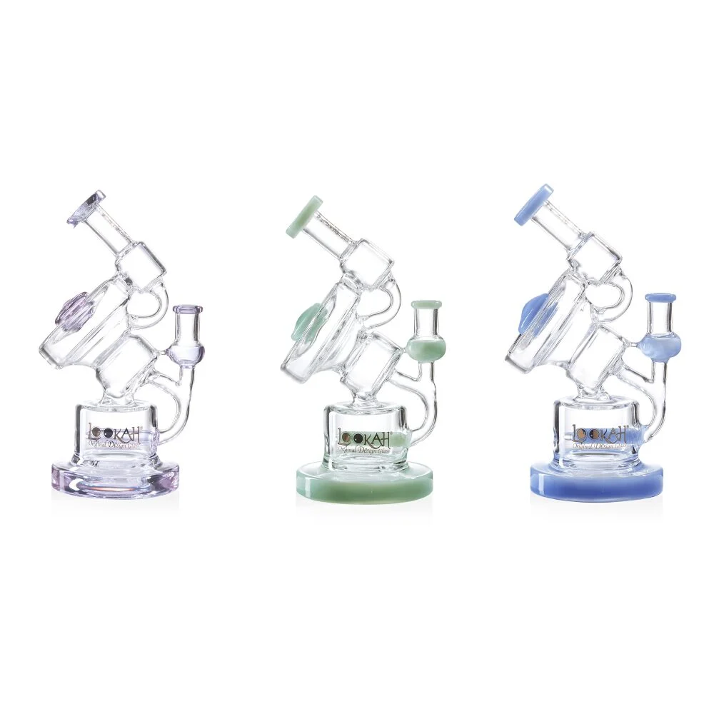 Lookah (Dab Rig) 10” Recycler Inline Percolator Nebula Water Pipe
