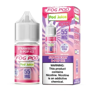 Strawberry B-Pop ICE SALT - Fog Pod x Pod Juice - 30mL