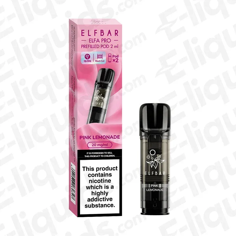 ELF BAR Elfa Pro Pink Lemonade Prefilled Pod