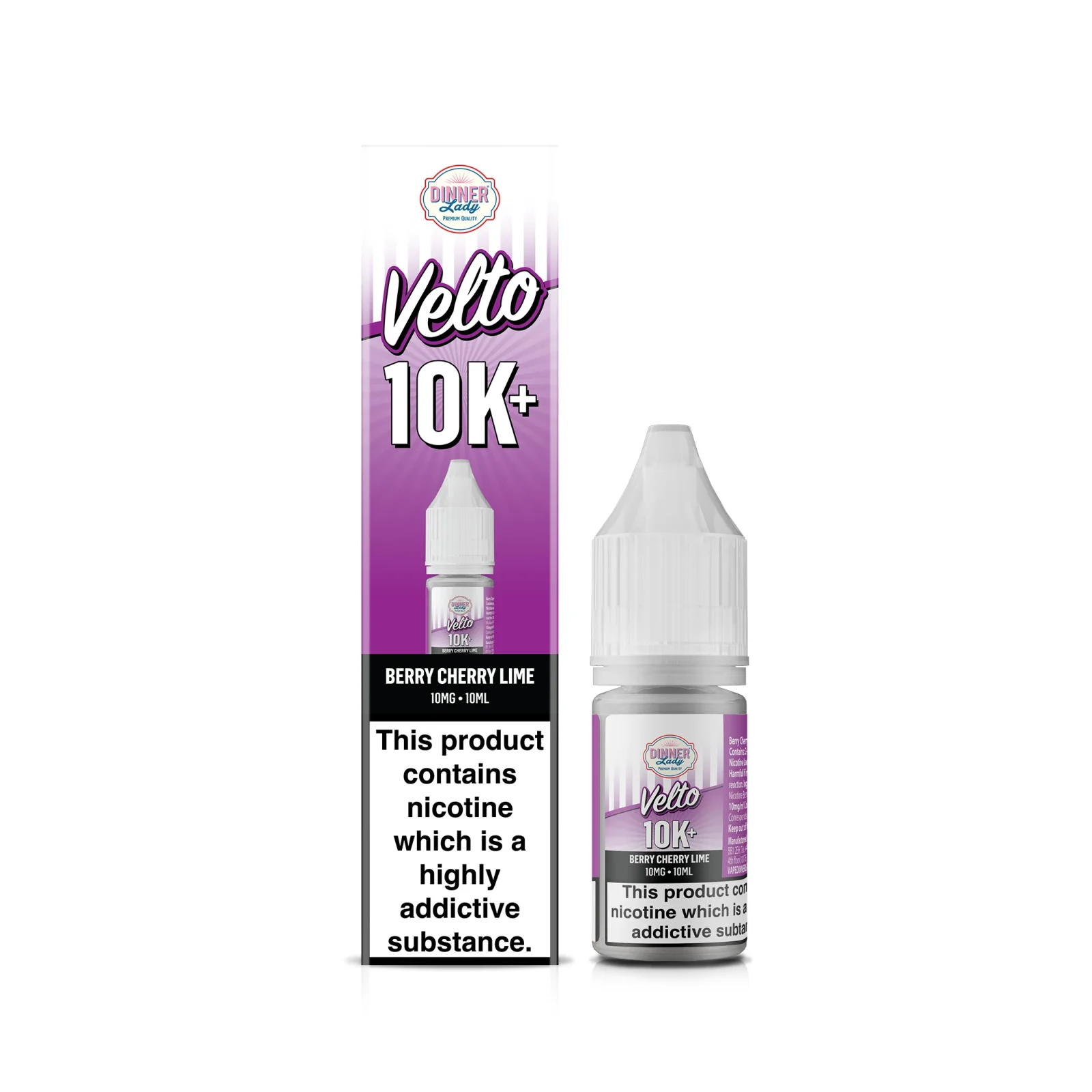 Dinner Lady Velto – Berry Cherry Lime Bar Salt E-Liquid - Image 2