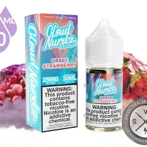 Grape Strawberry ICED CLOUD NURDZ SALTS 30ml