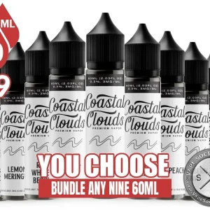 Coastal Clouds Vape Juice Bundle 9x60ml (540ml)