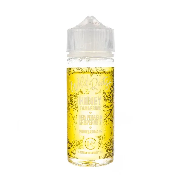 Honey Tangerine, Red Pomelo Grapefruit and Pomegranate 100ml Shortfill E-Liquid by Wild Roots