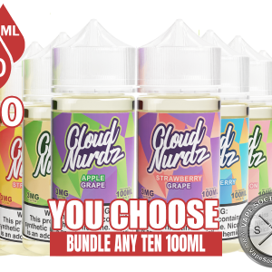 Cloud Nurdz E-Juice Bundle 10x100ml (1000ml)