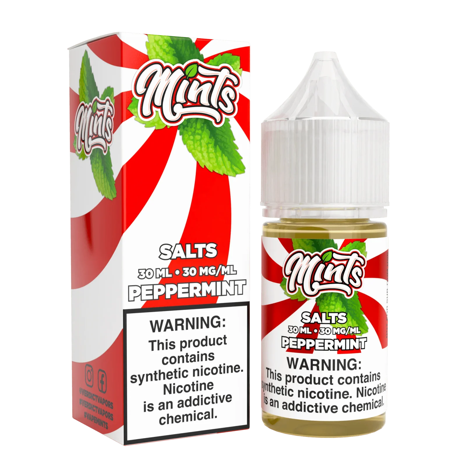 Peppermint SALT - Mints Vape Co. - 30mL