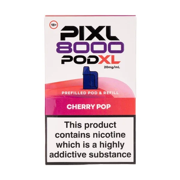 Cherry Pop Pixl 8000 Prefilled Pod + Refill Pack