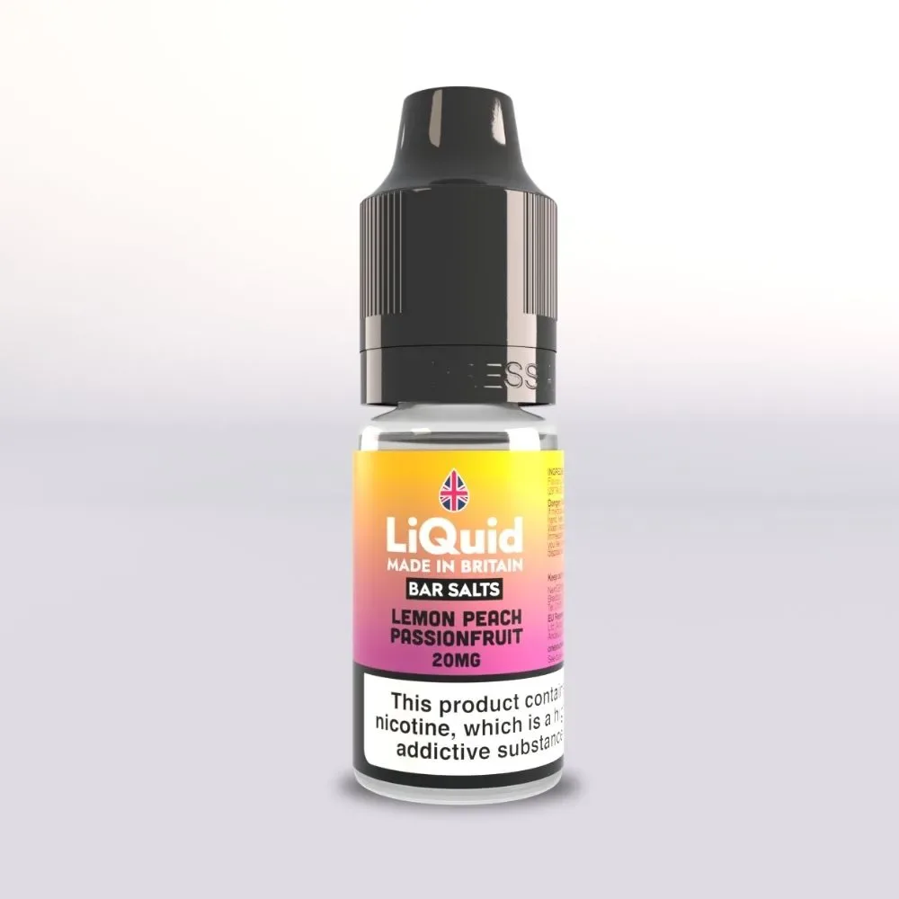Lemon Peach Passionfruit - Nicotine Salt Vape Juice - Image 2