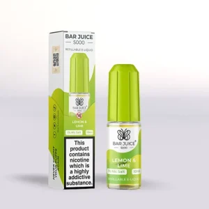 Lemon And Lime Nic Salt E-Liquid by Bar Juice 5000