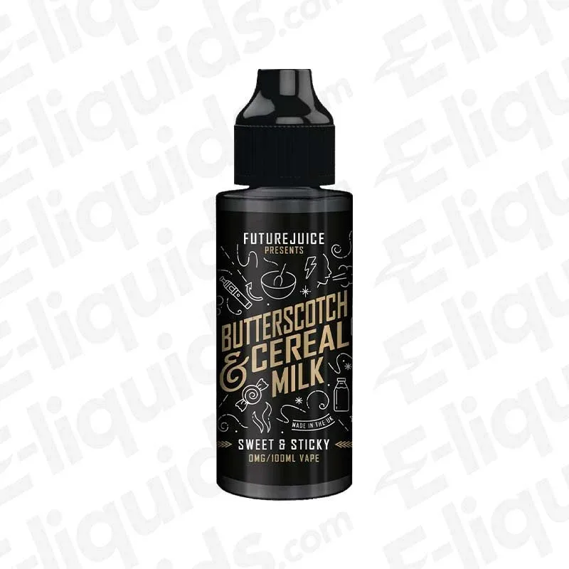 Future Juice Butterscotch Cereal Milk 100ml Shortfill Vape Juice