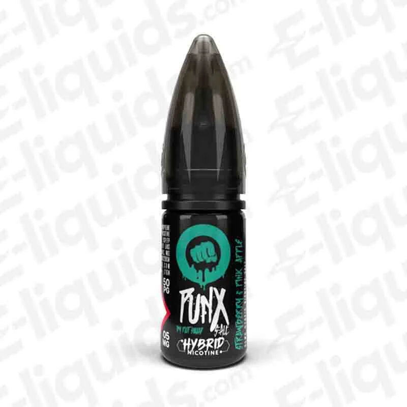 Riot Squad Bar Strawberry and Pink Apple Grenade Punx Hybrid Salt