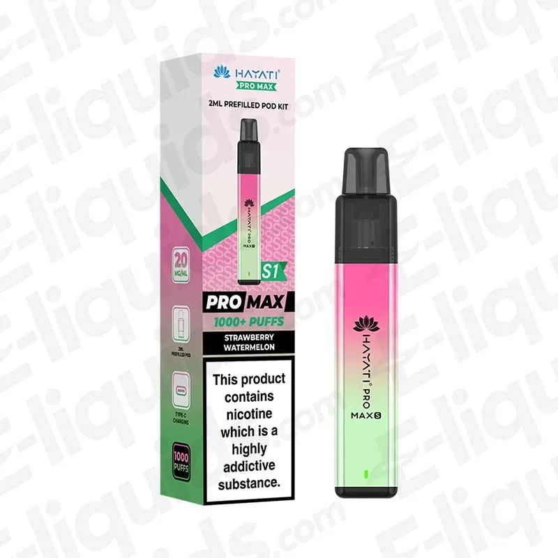 Hayati Pro Max S1 Strawberry Watermelon Prefilled Pod Kit
