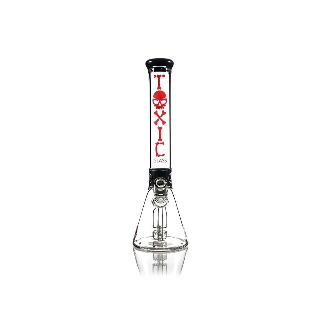 MKGlass TX13 Toxic Skull Beaker 15″ Water Pipe