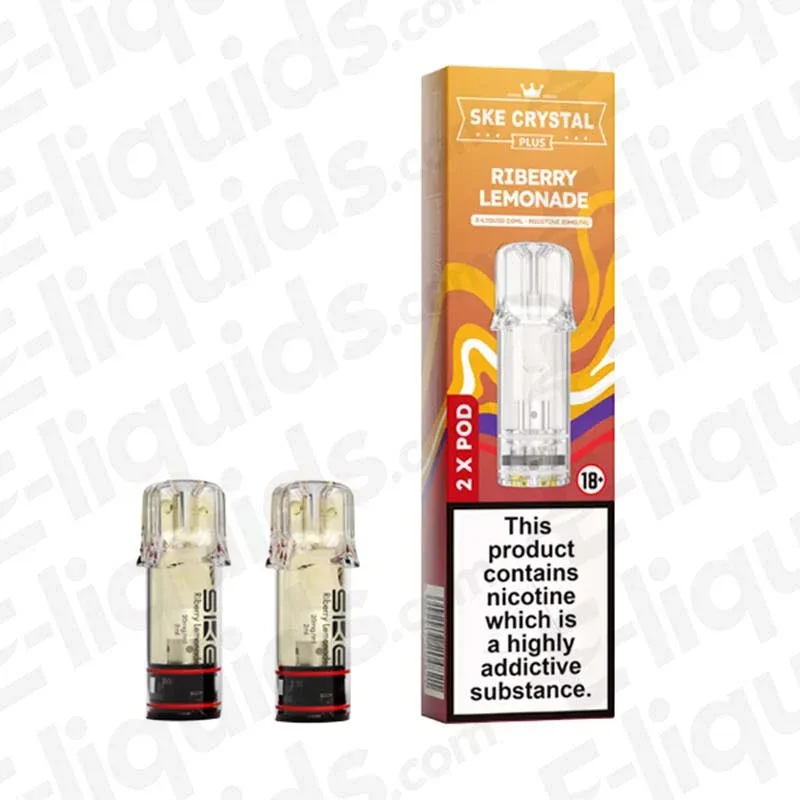 SKE Crystal Plus Riberry Lemonade Prefilled Pod