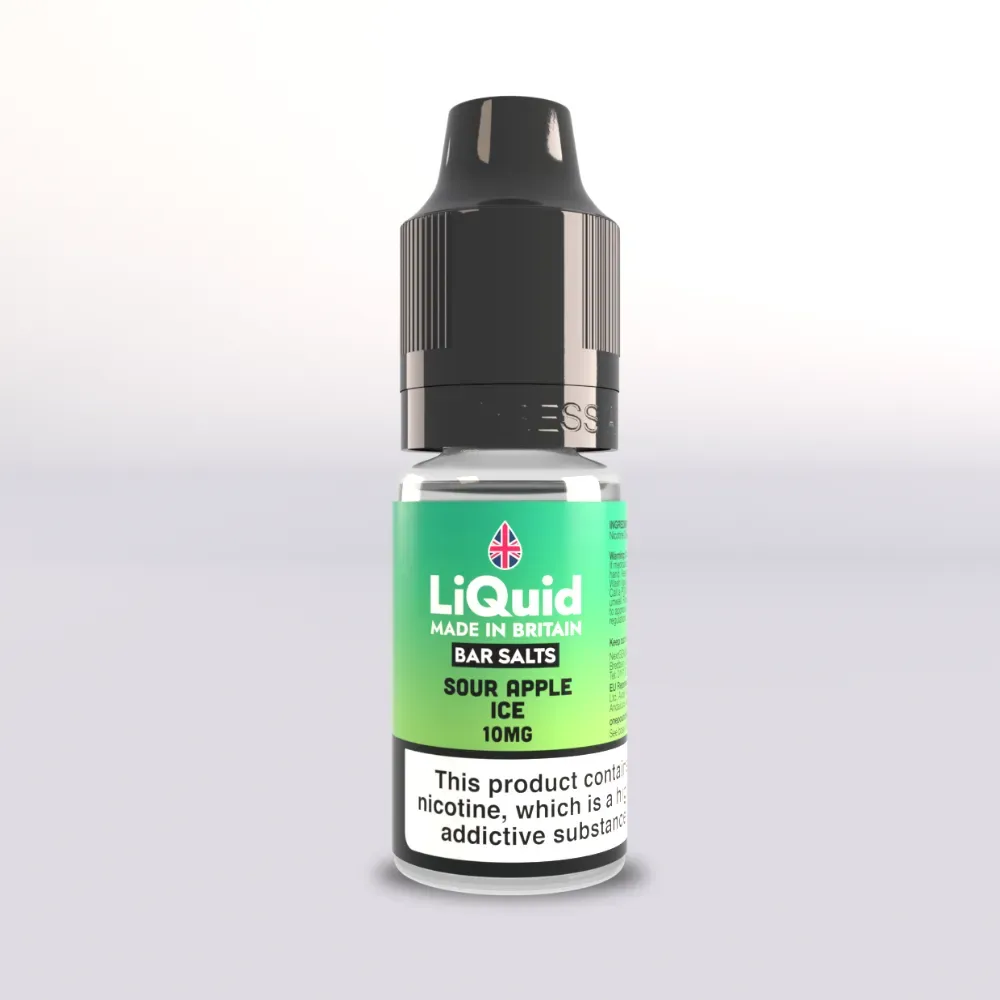Sour Apple Ice - Nicotine Salt Vape Juice - Image 2