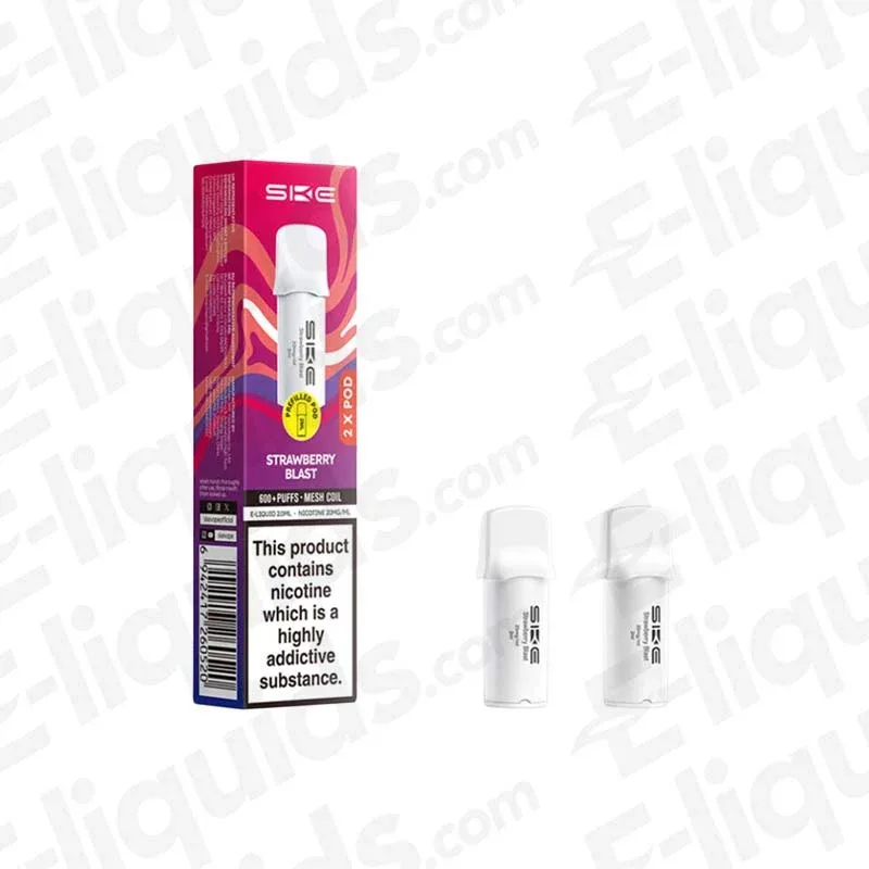 SKE 600 Pro Strawberry Blast Prefilled Pod (Pack of 2)
