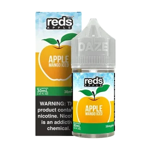 Apple Mango ICED SALT - Red's Apple E-Juice by 7 Daze - 30mL