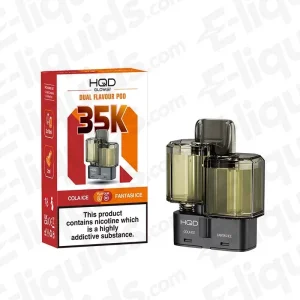 HQD Glow Air 35K Cola Ice-Fantasi Ice Prefilled Pod