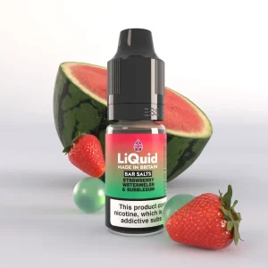 Strawberry, Watermelon & Bubblegum Ice - Nicotine Salt Vape Juice