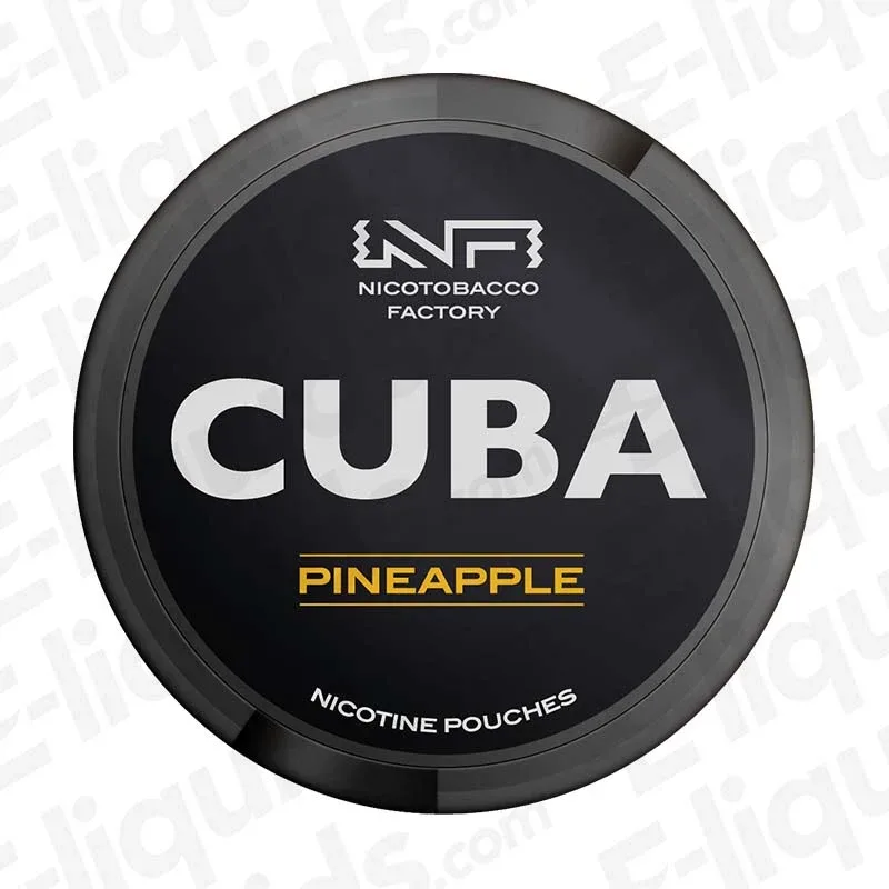 CUBA Black Pineapple Nicotine Pouches