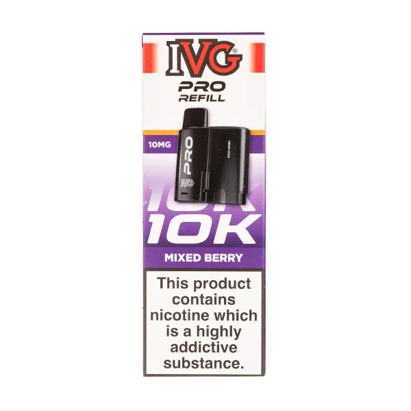 Mixed Berry Pro 12 Prefilled Pod + Refill by IVG - Image 2