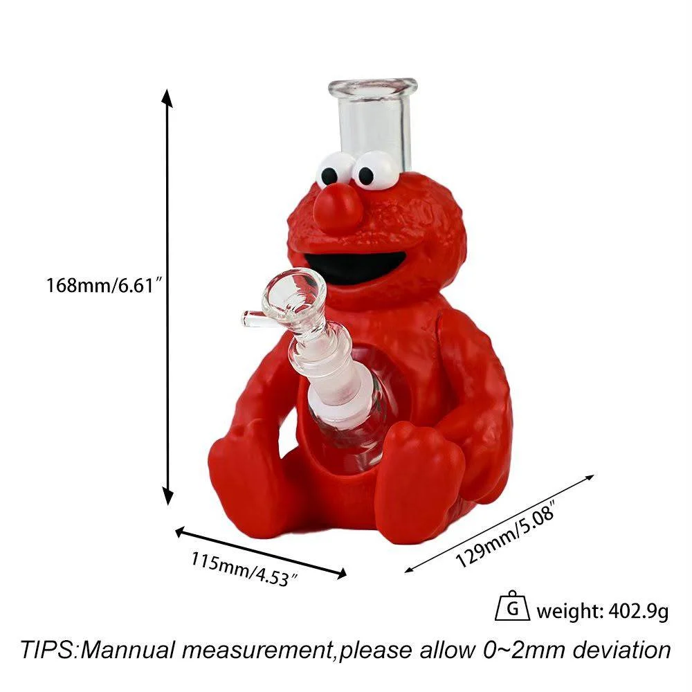 Non branded Water Pipe H668 7" Red Cartoon