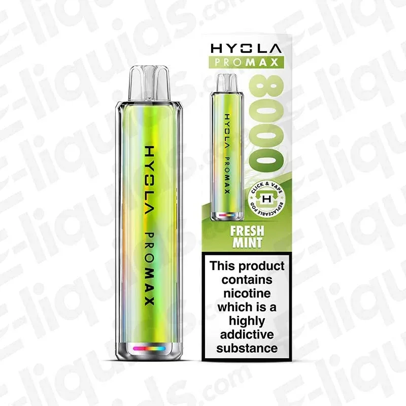Hyola Pro Max 8000 Fresh Mint Prefilled Pod Kit