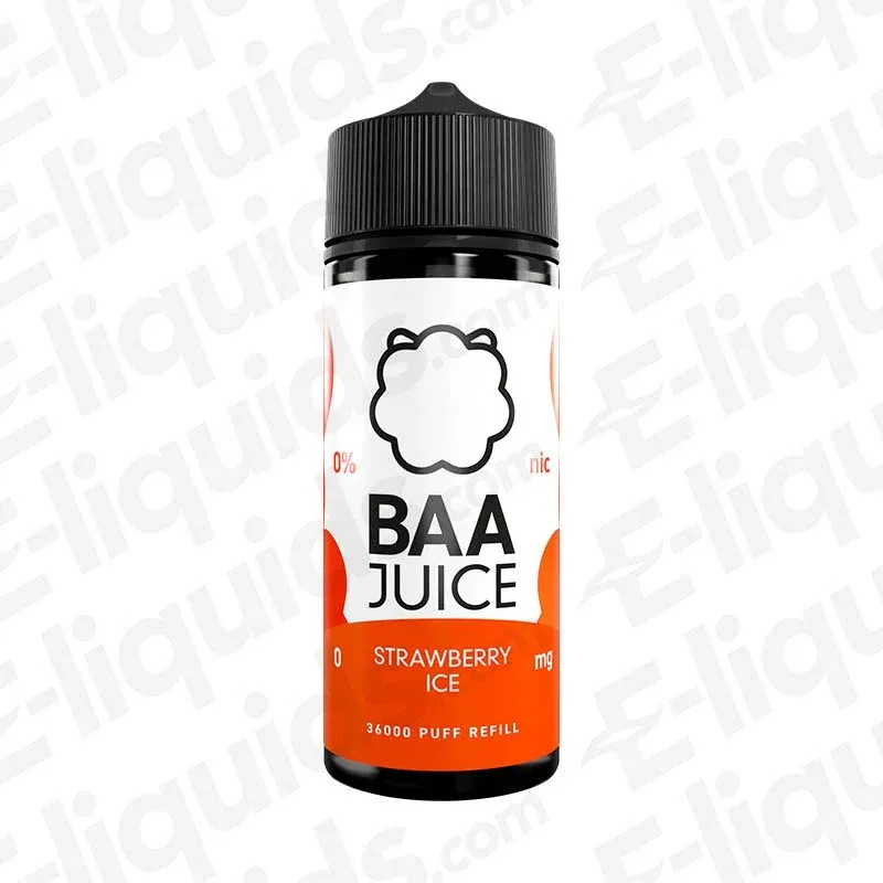 BAA Juice Strawberry Ice 100ml Shortfill Vape Juice
