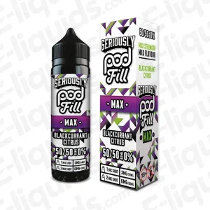 Doozy Vape Co Blackcurrant Citrus Seriously Podfill Max 40ml Shortfill Vape Juice
