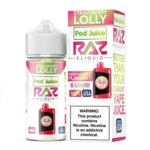 Strawberry Lolly | Pod Juice x RAZ | 100mL