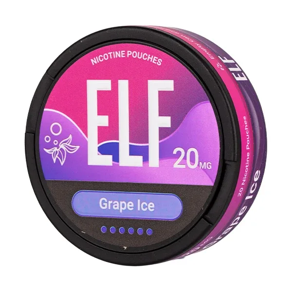 Grape Ice Nicotine Pouches by Elf Bar
