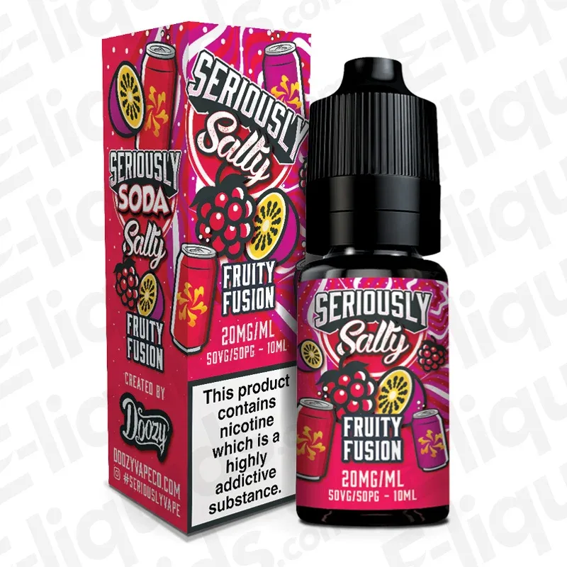 Doozy Vape Co Fruity Fusion Seriously Soda Nic Salt