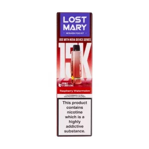 Raspberry Watermelon Nera 15k Prefilled Pod + Refill by Lost Mary