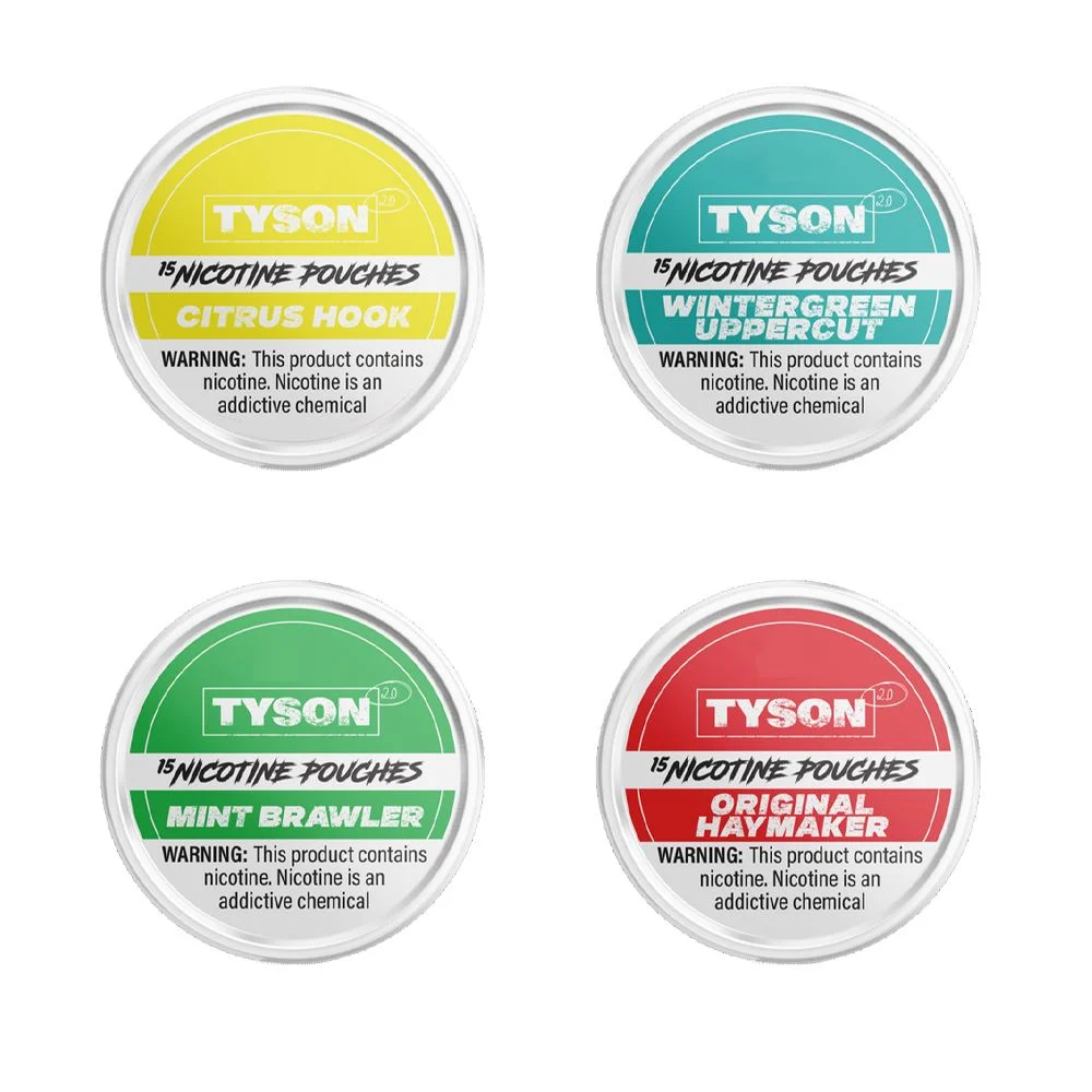 Tyson 2.0 Nicotine Pouches (15ct Can)(5-Can Pack)