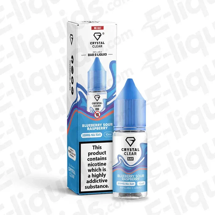 Crystal Clear Blueberry Sour Raspberry Nic Salt